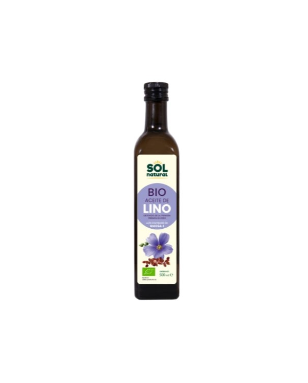 Aceite lino bio 500ml sol natu