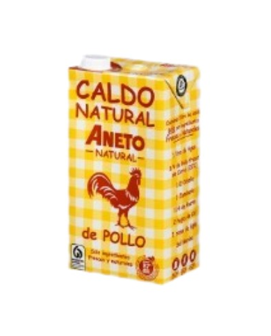 Caldo pollo 1l. bio aneto