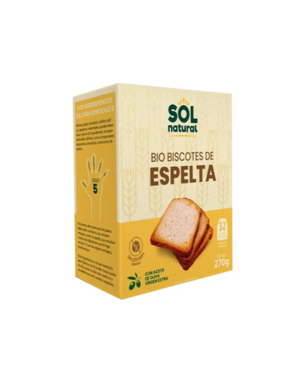 Biscotes de espelta 270gr.soln
