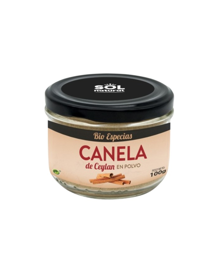 Canela ceylan polvo bio 100g sol natural