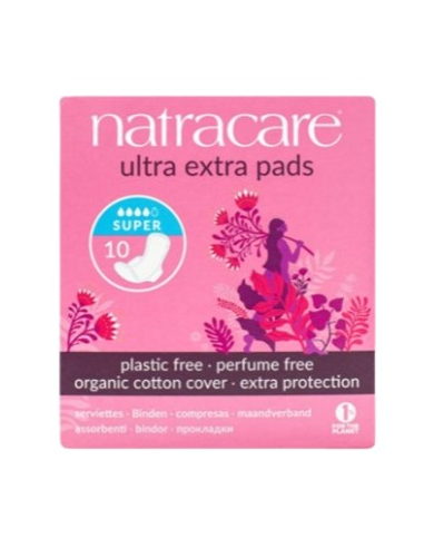 Compresa ultra extra pads super alas 10unid natrac