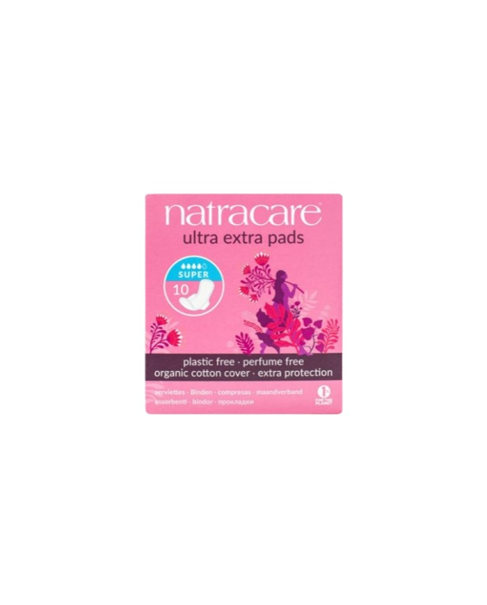 Compresa ultra extra pads super alas 10unid natrac