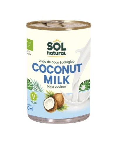 Leche coco 400ml bio sol natural