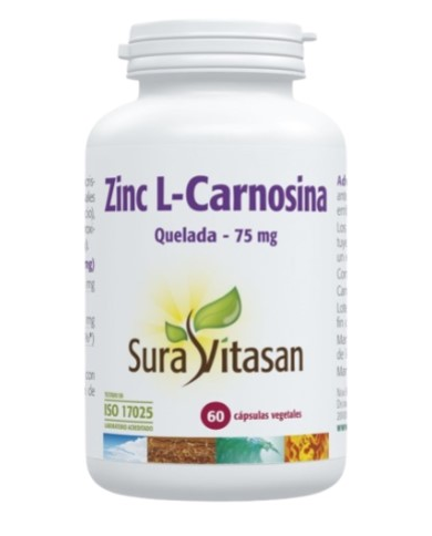 Zinc l-carnosina 60 capsulas sura vitasan