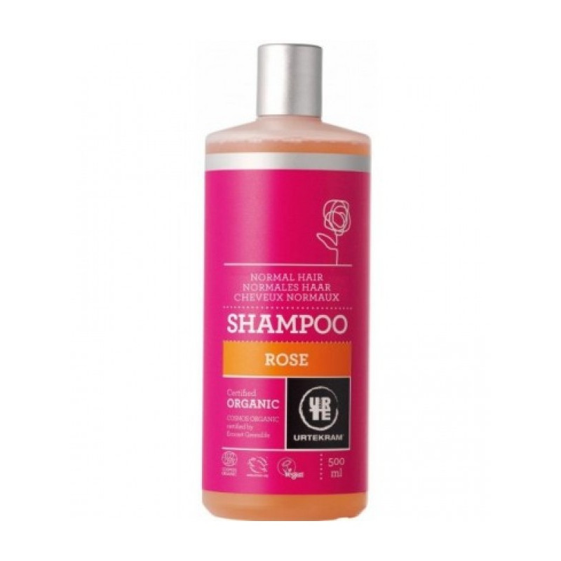 Champu rosas cabello normal bio 500ml. urtekram