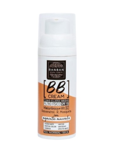 Bb cream claro medio spf 15 50ml banban