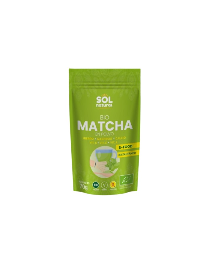 Te matcha polvo 70gr bio sol natural