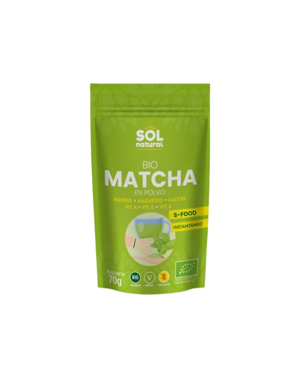Te matcha polvo 70gr bio sol natural