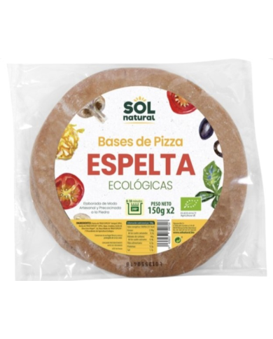 Base pizza espelta eco 2 unidades sol natural