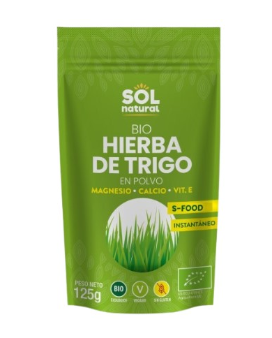 Hierba de trigo 125gr bio sol natural