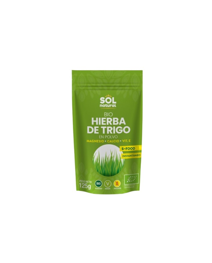 Hierba de trigo 125gr bio sol natural