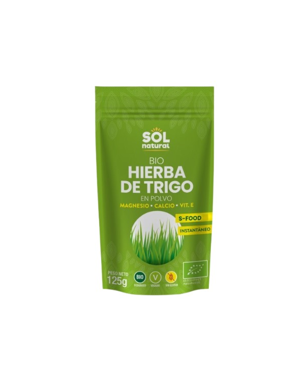 Hierba de trigo 125gr bio sol natural