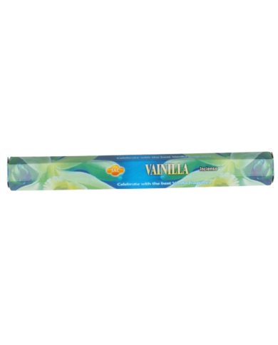 Incienso vainilla hexagonal 20 sticks sac