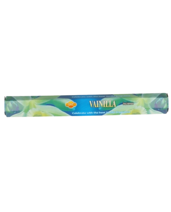 Incienso vainilla hexagonal 20 sticks sac