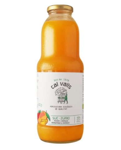 Zumo manzana mango 1l cal valls