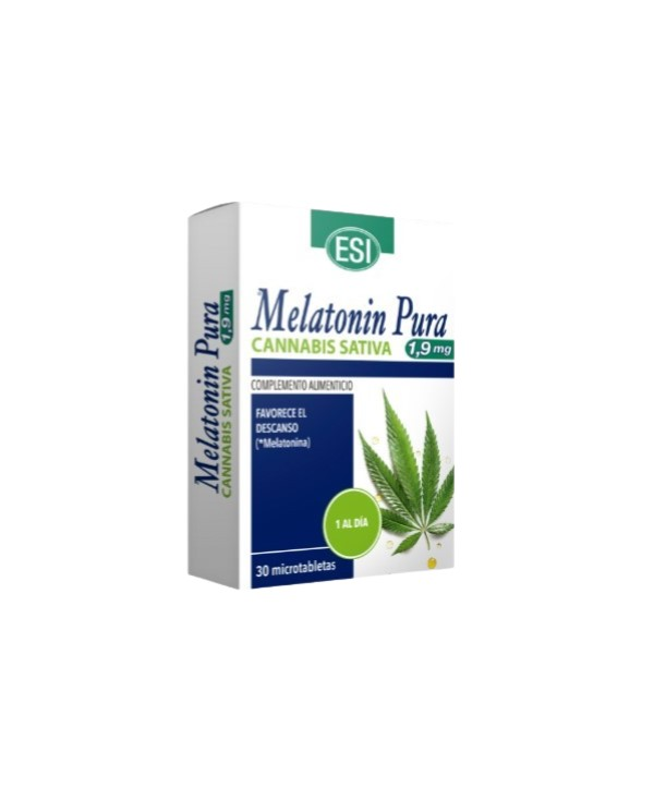 Melatonin pura cannabis sativa 1.9mg 30 tab esi