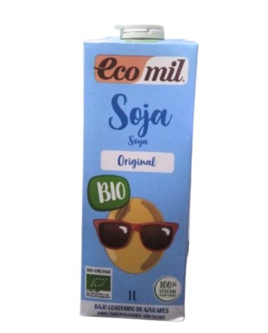 Ecomil soja sirope agave bio 1l azul