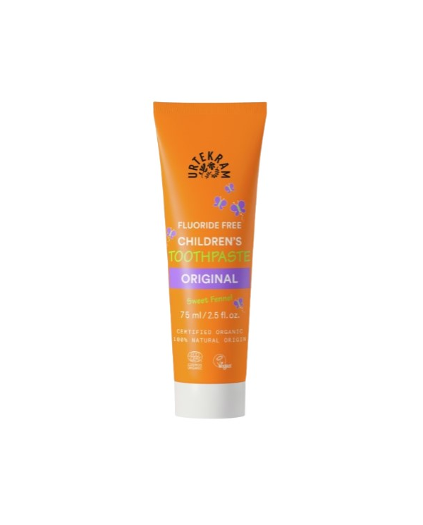Pasta dental niños hinojo sin fluor 75ml urtekram