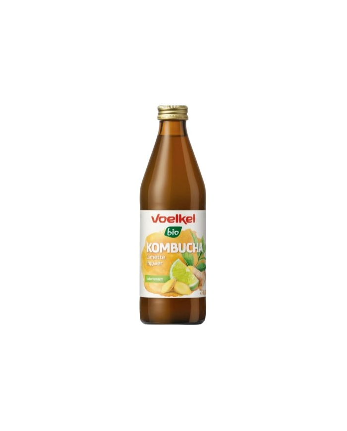 Kombucha lima y jengibre voelkel bio 330ml