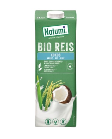 Leche arroz coco bio s/g s/lact 1l natumi