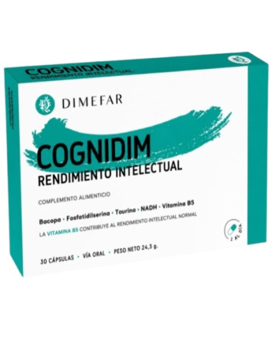 Cognidim rendimiento intelectual 30caps difemar