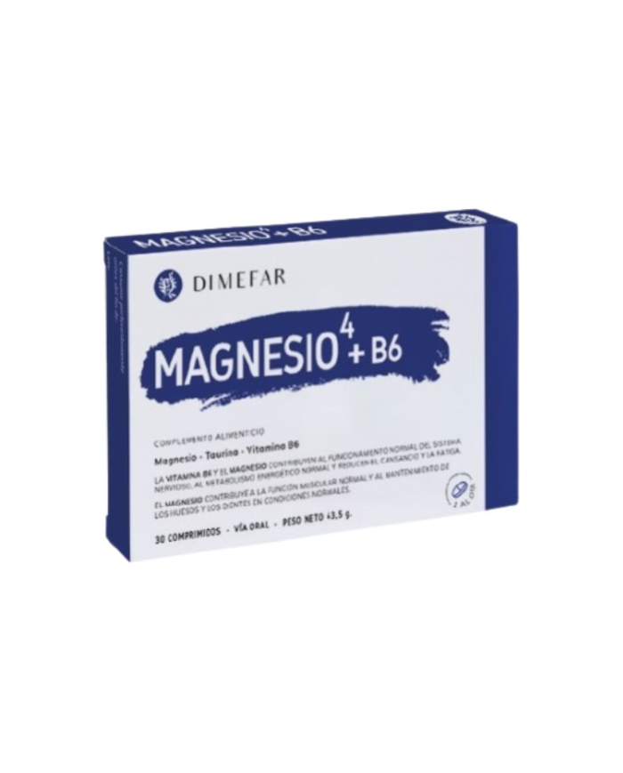 Magnesio 4 + b6 30 comprimidos  dimefar