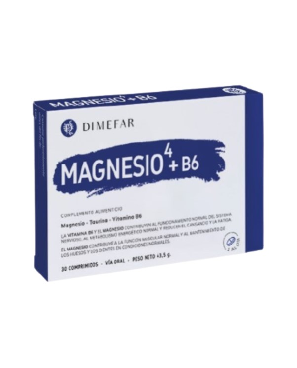 Magnesio 4 + b6 30 comprimidos  dimefar
