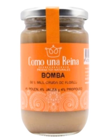 Bomba miel propoleo polen jalea 400gr como una rei