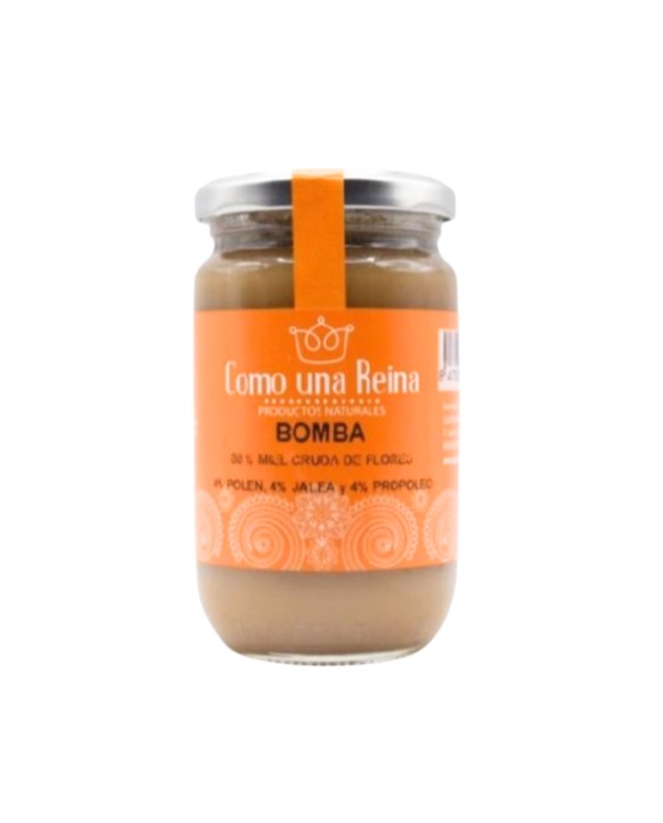 Bomba miel propoleo polen jalea 400gr como una rei