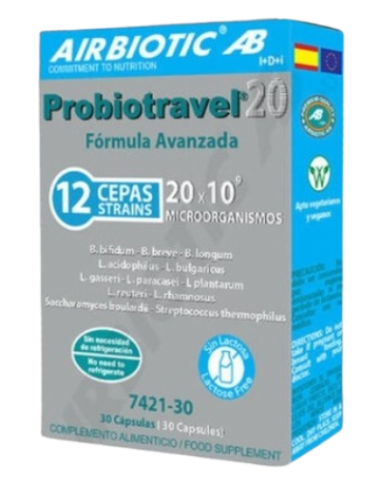 Probiotravel 20 30cap airbiotic ab