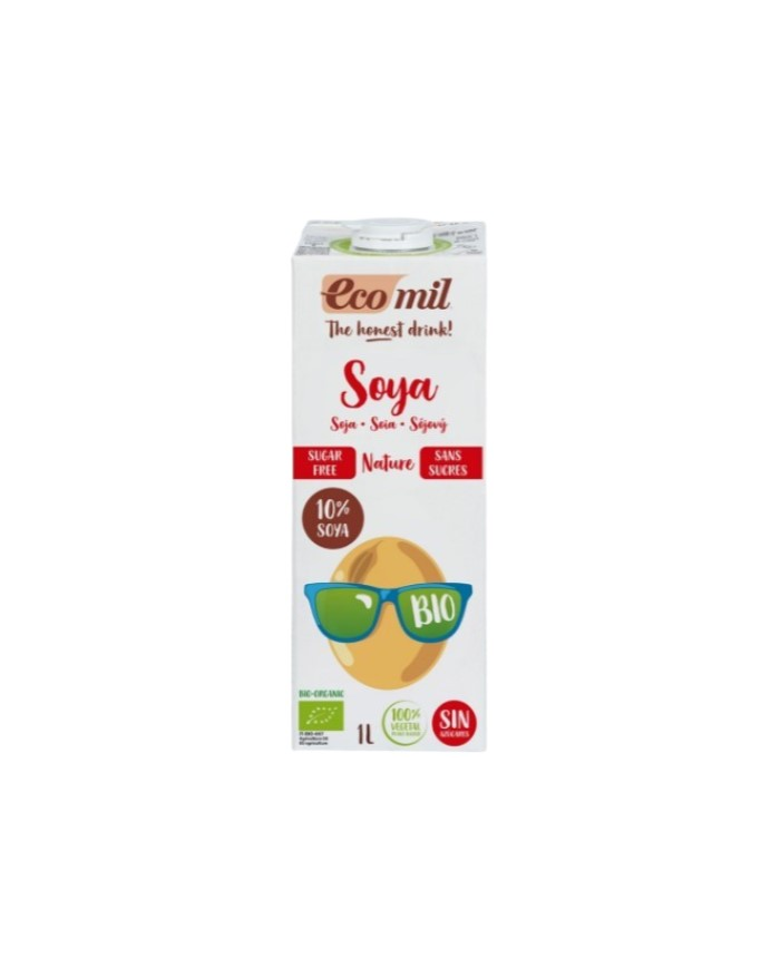 Ecomil soya nature sin azucar bebida 1l