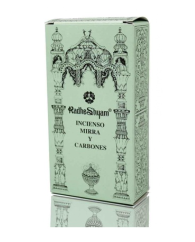 Carbones+mirra 10 unidades radhe shyam