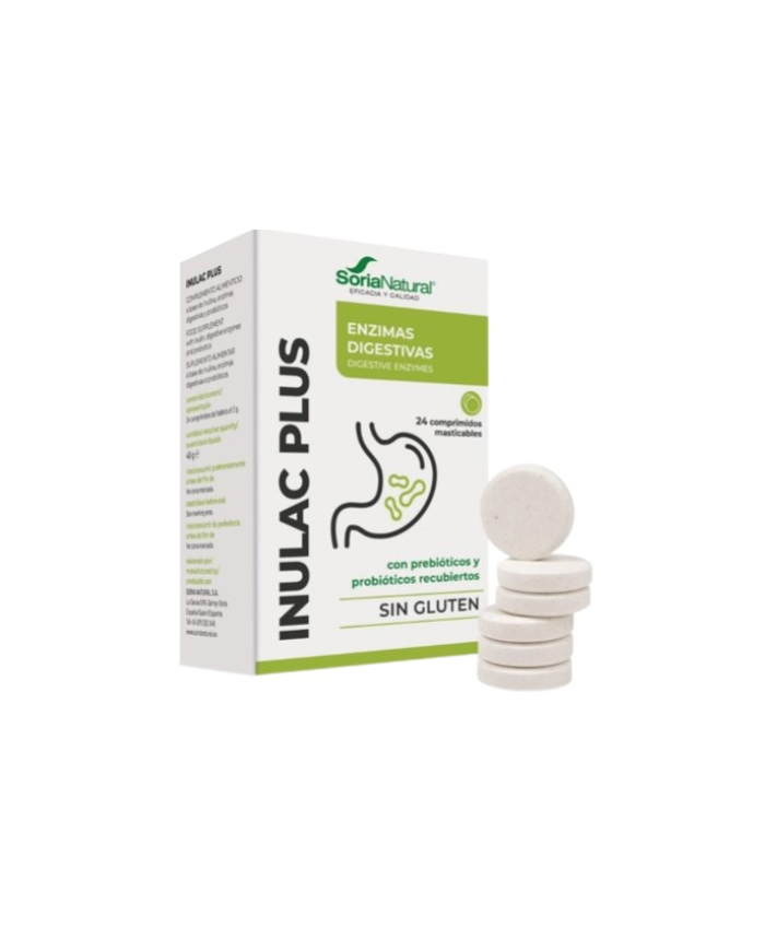 Inulac plus 24 comp masticables soria natural