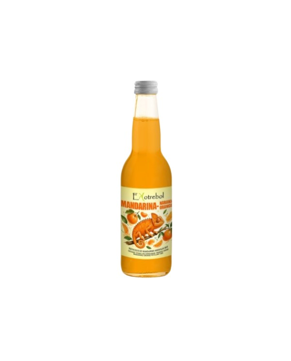 Refresco mandarina naranja bio 330ml ekotrebol