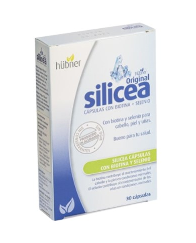 Silicea 30capsulas pack2x1  biotina+selenio hubner