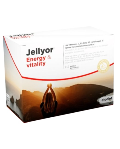 Jellyor energy vitality 20 sticks citrico eladiet