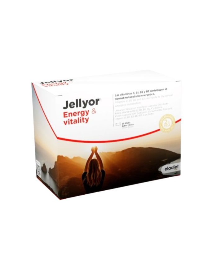 Jellyor energy vitality 20 sticks citrico eladiet