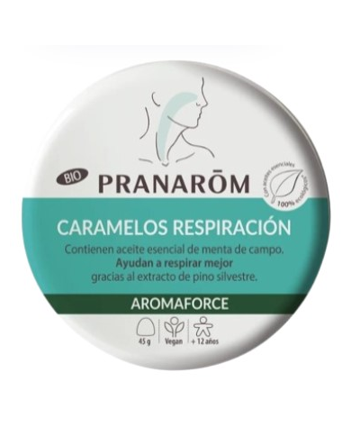 Caramelos respiracion 45gr bio pranaron