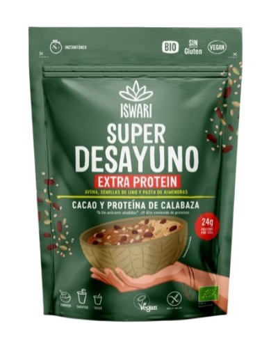 Super desayuno extra protein 360gr iswari