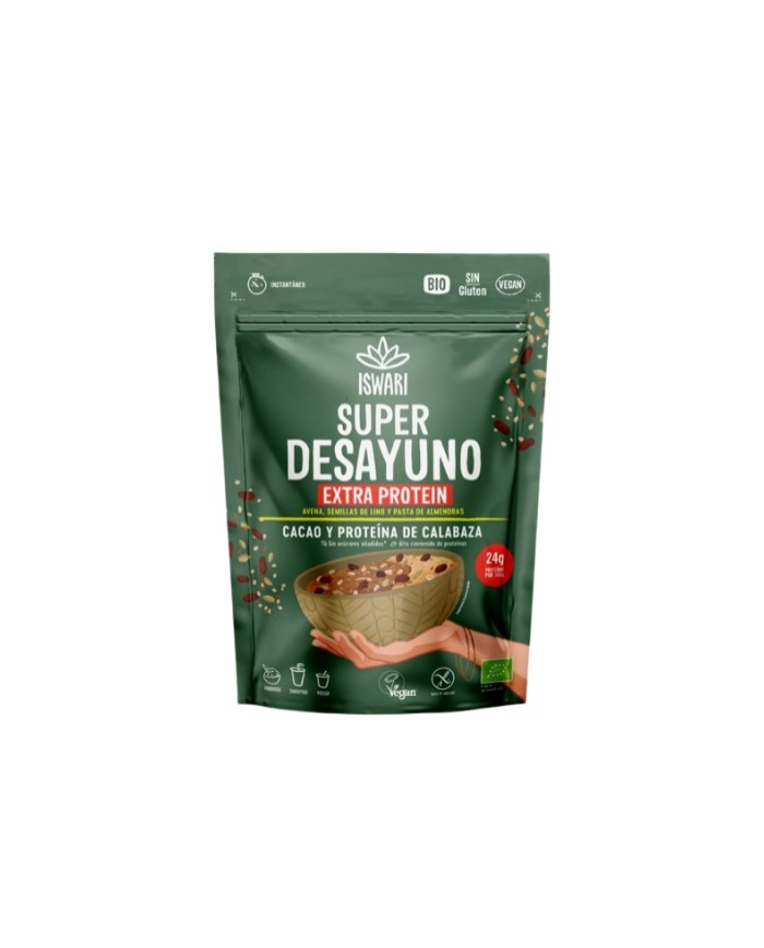 Super desayuno extra protein 360gr iswari