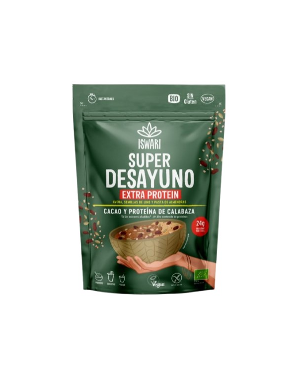 Super desayuno extra protein 360gr iswari
