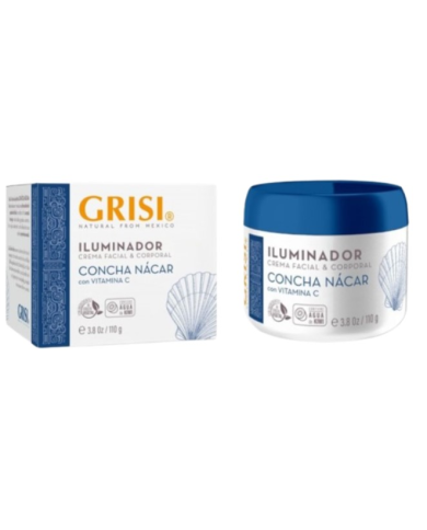 Crema concha nacar 110gr grisi
