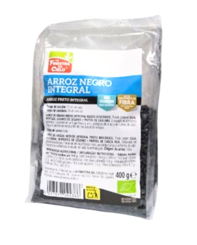 Arroz negro integral 400g la finestra sul cielo