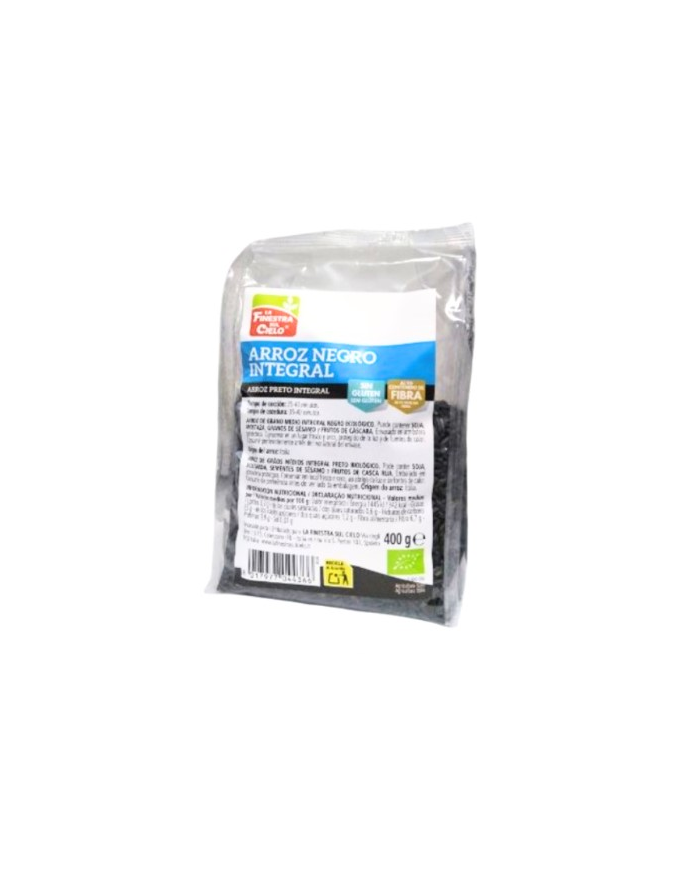 Arroz negro integral 400g la finestra sul cielo
