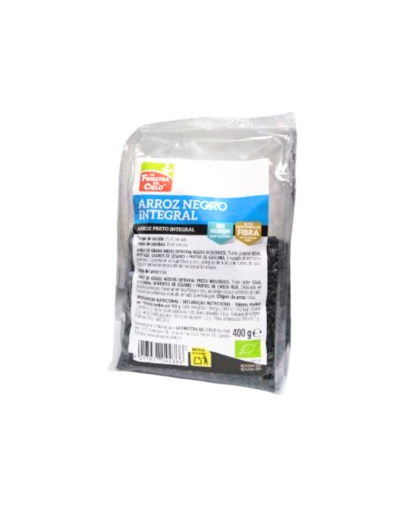 Arroz negro integral 400g la finestra sul cielo
