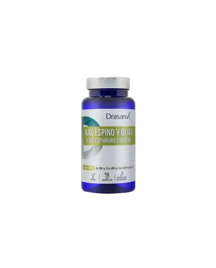 Ajo espino olivo 500g 60caps drasanvi