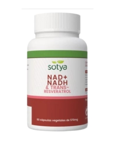 Nad+ nadh trans-resveratrol 60 capsula 570g sotya