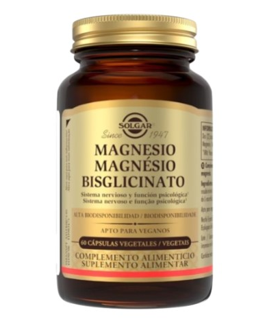 Magnesio glycinato 60 capsulas solgar
