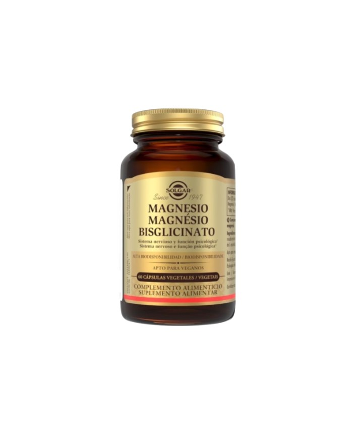 Magnesio glycinato 60 capsulas solgar
