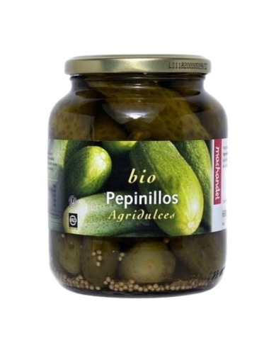 Pepinillos agridulces bio 680 gramos machandel
